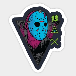 The Original Zombie - Jason (Retro Purple Version) Sticker